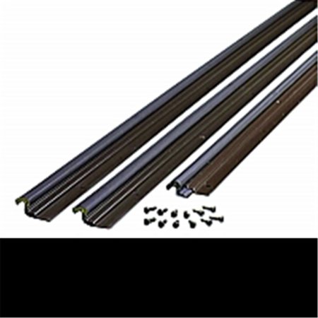 M-D Md Building Products 87783 84 x 36 in. Brown Vinyl Clad Foam With Aluminum Stop Weatherstrip 146464